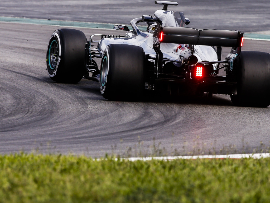 Lewis Hamilton Testing Spec Rear Lights wallpaper